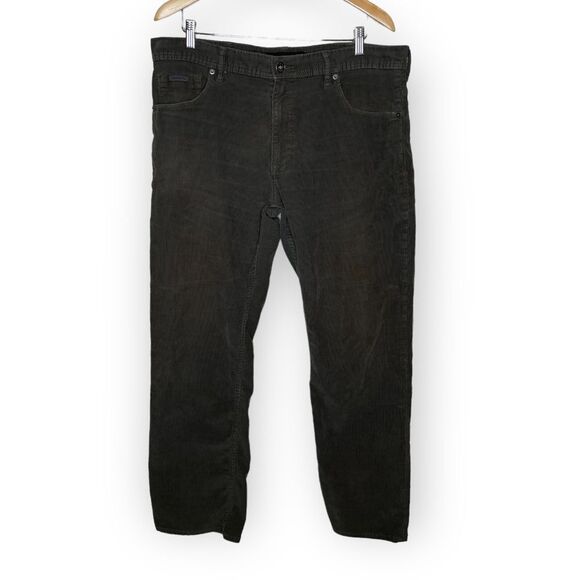 Calvin Klein Brown Corduroy Pants size 38 - Picture 1 of 5